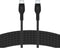 Belkin BOOST↑CHARGE PRO Flex - USB-C Kabel - 300cm - Snelladen - Zwart