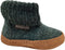 Bergstein Cozy Lux Sloffen - Unisex Junior - Scheerwol - Seagreen - Maat 27