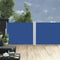 vidaXL - Tuinscherm - uittrekbaar - 170x1200 - cm - blauw