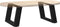 vidaXL - Salontafelpoten - 2 - st - U-vormig - 40x(30-31) - cm - staal - zwart