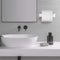 Strakke moderne toiletrolhouder zonder Boren - Toiletrolhouder Zelfklevend - 304 RVS voor Badkamer - Chromen Afwerking - Geen verzendkosten