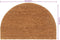 vidaXL - Deurmat - halfrond - 40x60 - cm - getufte - kokosvezel - naturel