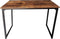Bureau Stoer - laptoptafel - computertafel - zwart metaal vintage bruin
