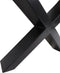 HSM Collection - Salontafelpoten SoHo X-model S/2 - 50x10x40 - Zwart - Metaal