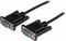 Startech SCNM9FF1MBK - Adaptor DB9 Vrouwelijk - 1 m - Zwart