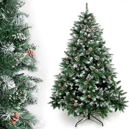 Kerstboom Den met Sneeuweffect, 180 cm, Inclusief Standaard