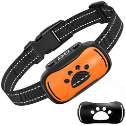 Strex Anti Blafband - Oplaadbaar - Zonder Schok - Geluid en Vibratie - Zwart Oranje