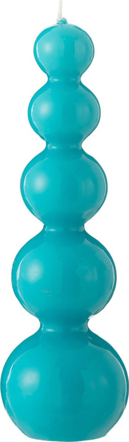 J-Line kaars Kalebas - azuur - 25H