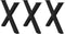 vidaXL - Eettafelpoten - 3 - st - X-vormig - 90x(72-73) - cm - staal - zwart