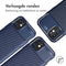 iMoshion Hoesje Geschikt voor iPhone 12 Mini Hoesje Siliconen - iMoshion Carbon Softcase Backcover - Blauw