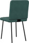 vidaXL - Eetkamerstoelen - 2 - st - fluweel - donkergroen