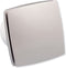 Nedco LD 100 - Badkamer/toiletventilator - Aluminium look - 100 mm