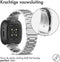 imoshion Bandje met Horlogeband inkorter - Geschikt voor Fitbit Versa 4, Fitbit Versa 3, Fitbit Sense 2, Fitbit Sense - imoshion Stalen band zonder installatiehulp - Zilver
