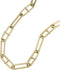 Fossil Damesketting - Schakelketting - Goudkleurig Staal - 37 cm