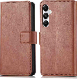 imoshion Samsung Galaxy A35 - Luxe Bookcase - 3 pasjes - Bruin
