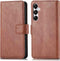 imoshion Samsung Galaxy A35 - Luxe Bookcase - 3 pasjes - Bruin