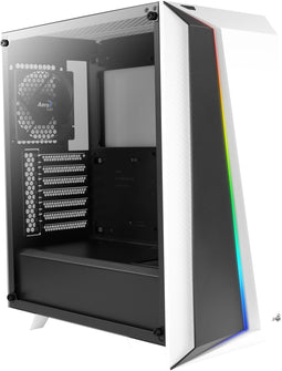 Aerocool Cylon Pro - Midi-Toren - Gehard glas - Wit