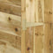 vidaXL - Tuinschuur - met - deur - 69,5x32x178 - cm - geïmpregneerd - grenenhout