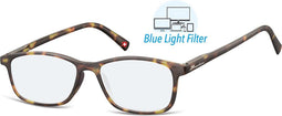 Montana Eyewear BLF51F - leesbril - blauw licht filter +1.50 - bruin tortoise