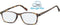 Montana Eyewear BLF51F - leesbril - blauw licht filter +1.50 - bruin tortoise