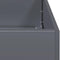 vidaXL - Plantenbak - 40x80x40 - cm - koudgewalst - staal - antracietkleurig