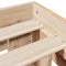 vidaXL - Bedframe - zonder - matras - massief - grenenhout - 160x200 - cm