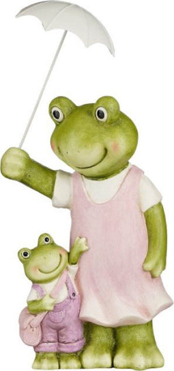 Mica Decorations Kikker - 23 x 13 x 37 cm - Roze
