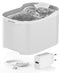 Jake and Jacky Drinkfontein RVS - Waterfontein Kat en Hond - Fluisterstil - 2,5L - Wit
