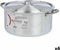 Kookpot met Deksel Zilverkleurig Aluminium 10 L (6 Stuks)