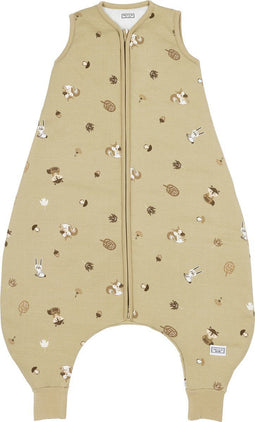 Meyco Forest Animals - Baby Jumper Slaapzak - Gevoerd - Sand - 104cm