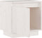 vidaXL - Nachtkastjes - 2 - st - 40x30x40 - cm - massief - grenenhout - wit