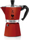 Bialetti Moka Express - Percolator - 6 kops - Aluminium - Rood