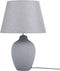 FERGUS - Tafellamp - Grijs - Keramiek