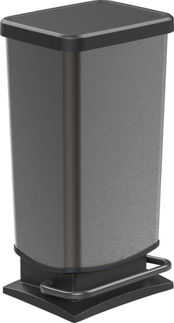 Rotho Paso pedaalemmer - prullenbak 40L - BPA vrij - grafiet
