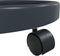 vidaXL - Plantentrolleys - 2 - st - met - wielen - ø34 - cm - 35 - kg - grijs