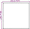 vidaXL - Tenttapijt - 200x200 - cm - bruin