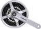 Crankstel Shimano FC-TY501 6/7/8 speed 170mm 42x34x24T met kettingscherm - zilver