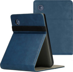 imoshion E-reader Hoesje - Geschikt voor Kobo Clara 2E, Tolino Shine 4 - Stand Flipcase - Donkerblauw
