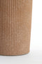 Light&living Vaas Ø30x70 cm CAMPOS glas textuur licht terra