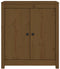 vidaXL - Dressoir - 70x35x80 - cm - massief - grenenhout - honingbruin