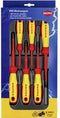 Knipex Schroevendraaierset VDE 6-delig Kruiskop Pozidriv, Kruiskop Phillips