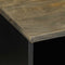 vidaXL - Tv-meubel - 100x33x46 - cm - massief - mangohout - zwart