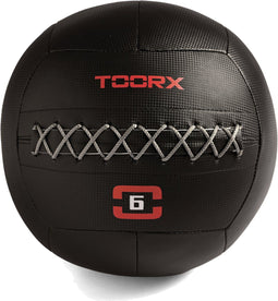 Toorx Professional Wall Ball Absolute - Gewichtsbal 35 cm 6 kg - Krachttraining - Rood
