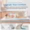 Ella Topper 90x200 cm - Matras Topdekmatras - Gel Infused Traagschuim & Aircell-schuim - Wit