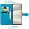 iMoshion Hoesje Geschikt voor Realme GT2 Pro Hoesje Met Pasjeshouder - iMoshion Mandala Bookcase - Turquoise