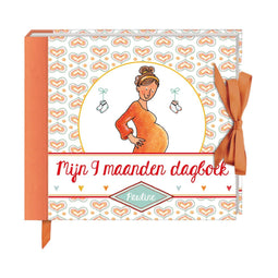 Pauline Oud - Mijn 9 maanden dagboek - Hardcover - Met illustraties (30)