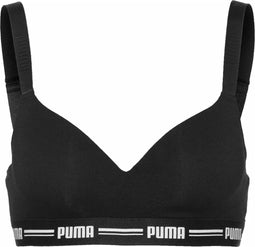 PUMA Padded Bralette - Licht gewatteerde cups - Zwart