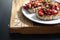 The.Board Small | Houten Serveerplank | Wagonhout | Lederen hengsel | Handgemaakt | Met lijnolie bewerkt