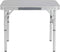 Bo-Camp - Tafel - Aluminium - 56x34 cm - Verstelbaar en opvouwbaar