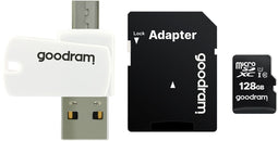 GoodRam M1A4 - All in One Kaartlezer - Micro SD - USB-A - 128 GB